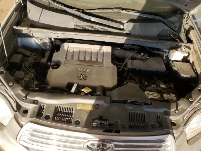 5TDZK3EH2AS003305 - 2010 TOYOTA HIGHLANDER GRAY photo 12