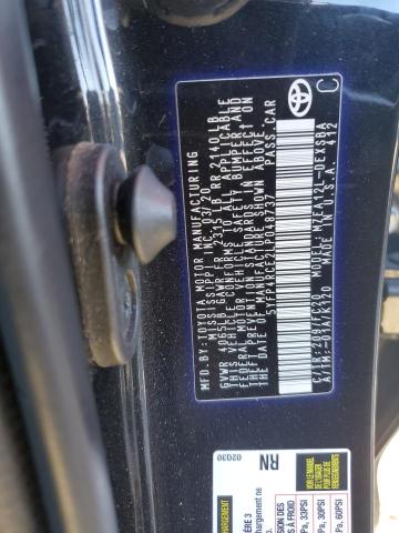 5YFP4RCE2LP048737 - 2020 TOYOTA COROLLA SE أسود صورة 12