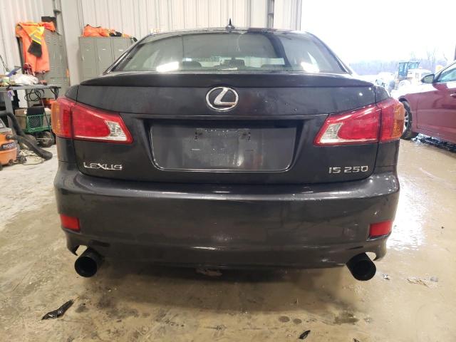 JTHBK262992085671 - 2009 LEXUS IS 250 BLACK photo 6