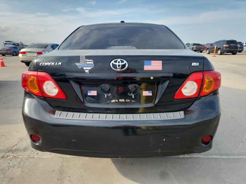 1NXBU4EE7AZ238202 - 2010 TOYOTA COROLLA BASE Қара фото 6