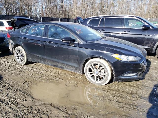 3FA6P0T97HR393559 - 2017 FORD FUSION SE BLACK photo 4