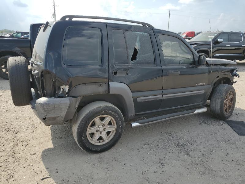 1J4GK48K04W229801 - 2004 JEEP LIBERTY SPORT 黑色 照片 3