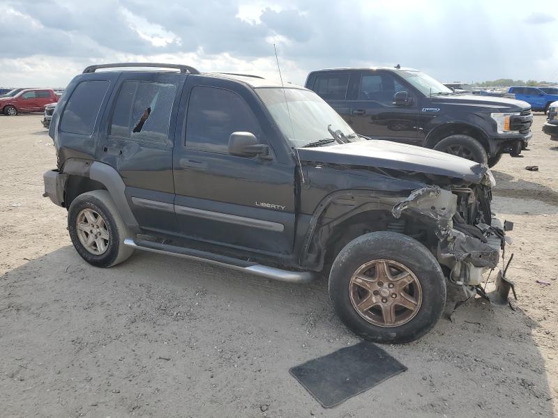 1J4GK48K04W229801 - 2004 JEEP LIBERTY SPORT 黑色 照片 4