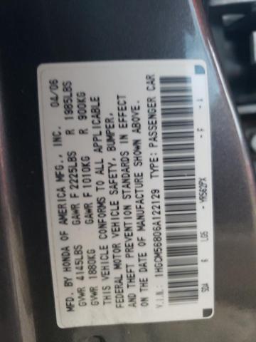 1HGCM56806A122129 - 2006 HONDA ACCORD EX GRAY photo 12