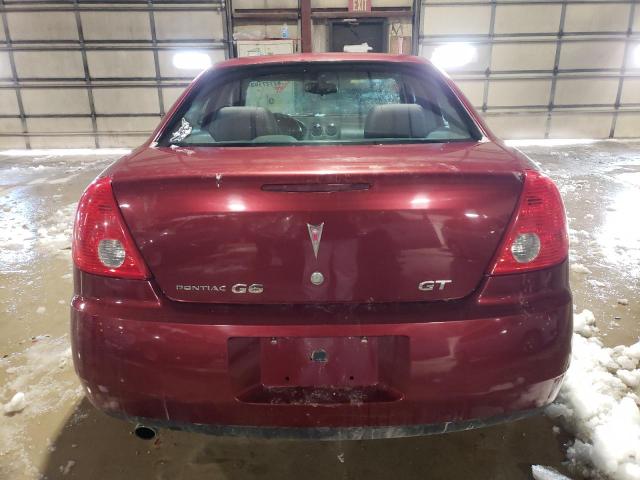 1G2ZH57N284205262 - 2008 PONTIAC G6 GT RED photo 6