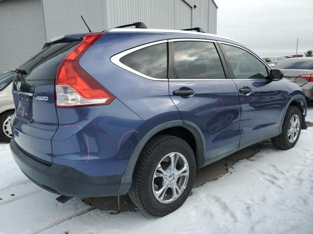 2HKRM4H30DH681321 - 2013 HONDA CR-V LX BLUE photo 3