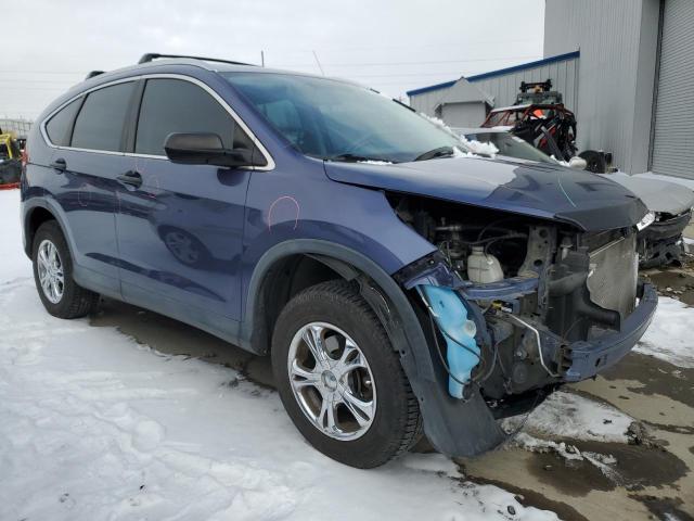 2HKRM4H30DH681321 - 2013 HONDA CR-V LX BLUE photo 4