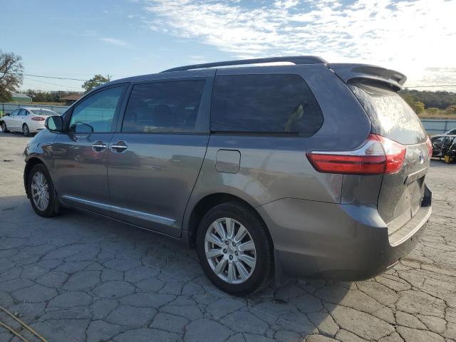 5TDDZ3DCXHS156312 - 2017 TOYOTA SIENNA XLE ნაცრისფერი ფოტო 2