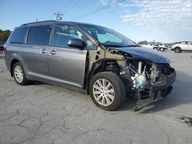 5TDDZ3DCXHS156312 - 2017 TOYOTA SIENNA XLE ნაცრისფერი ფოტო 4