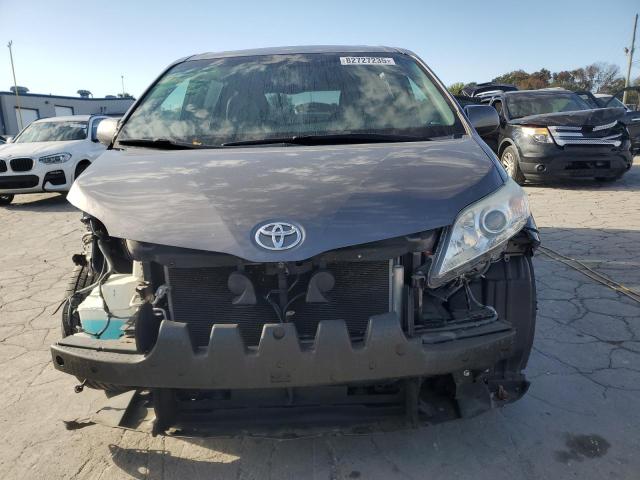 5TDDZ3DCXHS156312 - 2017 TOYOTA SIENNA XLE ნაცრისფერი ფოტო 5
