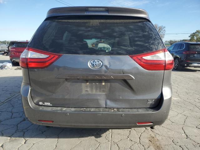 5TDDZ3DCXHS156312 - 2017 TOYOTA SIENNA XLE ნაცრისფერი ფოტო 6