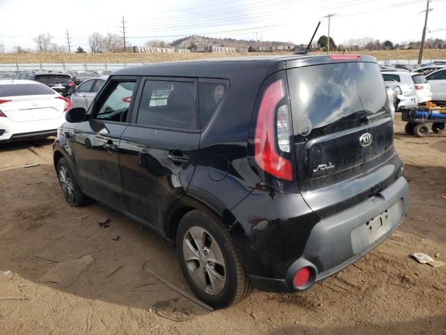 KNDJN2A2XG7318825 - 2016 KIA SOUL BLACK photo 2