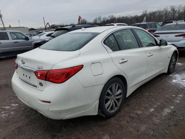 JN1EV7AR0GM342809 - 2016 INFINITI Q50 PREMIUM WHITE photo 3