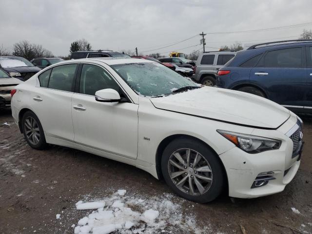 JN1EV7AR0GM342809 - 2016 INFINITI Q50 PREMIUM WHITE photo 4