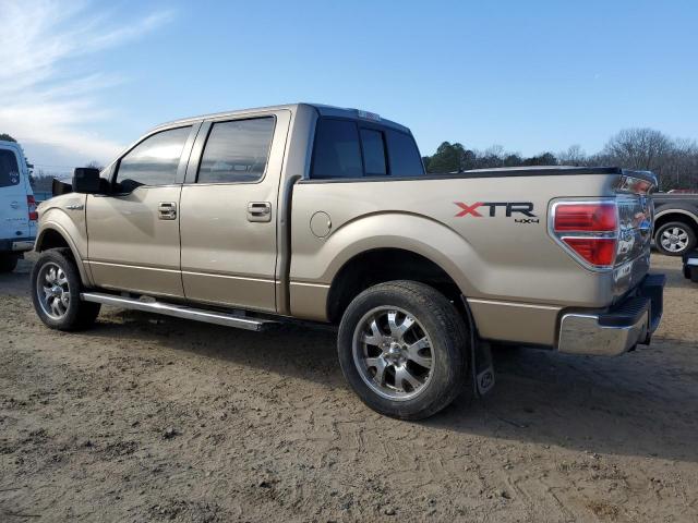 1FTFW1EF5BFA17548 - 2011 FORD F150 SUPERCREW TAN photo 2