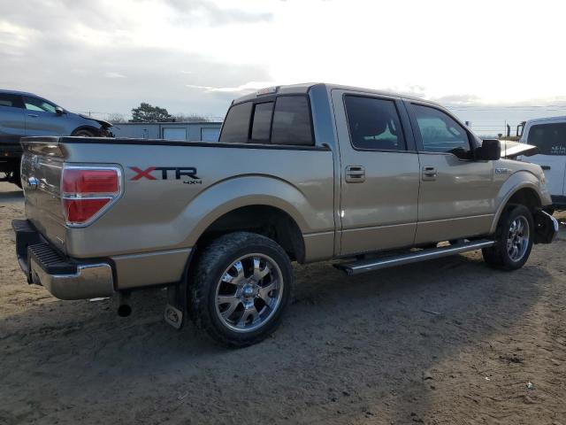 1FTFW1EF5BFA17548 - 2011 FORD F150 SUPERCREW TAN photo 3