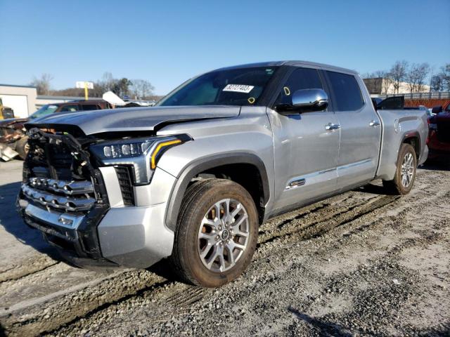 5TFMA5ECXNX010306 - 2022 TOYOTA TUNDRA CREWMAX PLATINUM SILVER photo 1