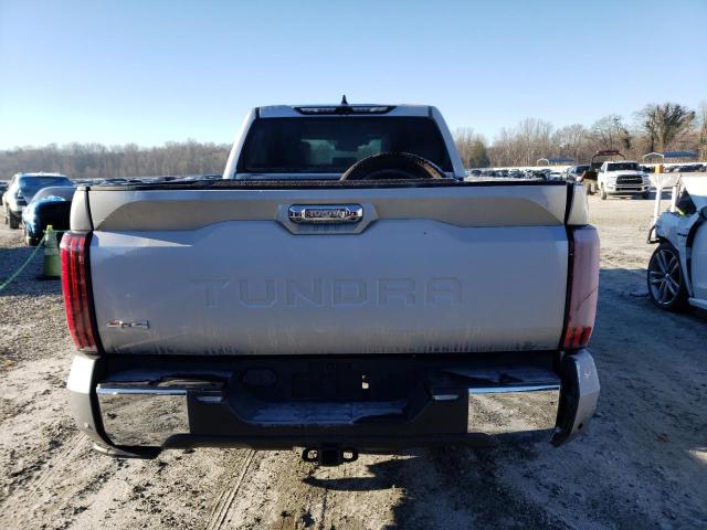 5TFMA5ECXNX010306 - 2022 TOYOTA TUNDRA CREWMAX PLATINUM SILVER photo 6