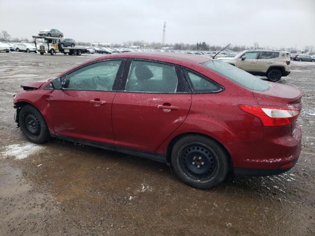 1FADP3F20EL364485 - 2014 FORD FOCUS SE RED photo 2