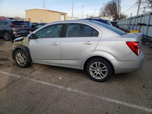 1G1JC5SH4D4201712 - 2013 CHEVROLET SONIC LT SILVER photo 2