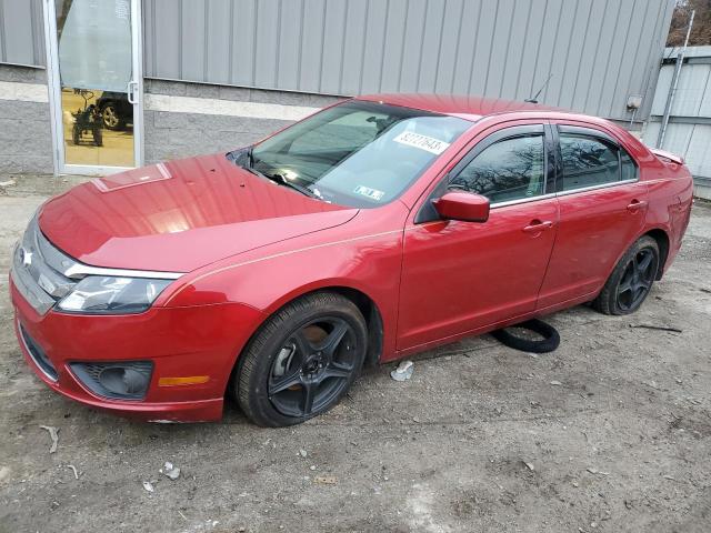 3FAHP0HG9AR349889 - 2010 FORD FUSION SE RED photo 1