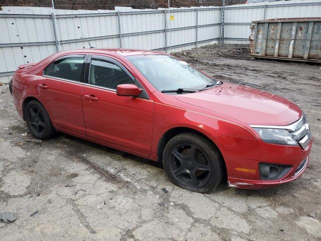 3FAHP0HG9AR349889 - 2010 FORD FUSION SE RED photo 4