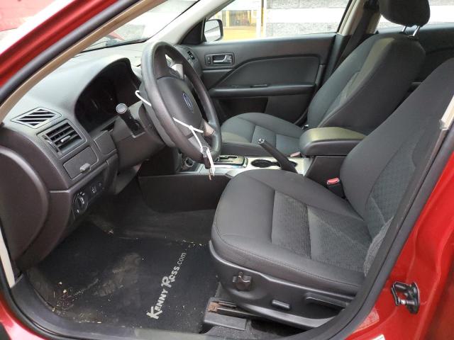 3FAHP0HG9AR349889 - 2010 FORD FUSION SE RED photo 7