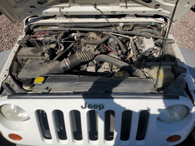 1J4GA39127L181212 - 2007 JEEP WRANGLER X WHITE photo 11