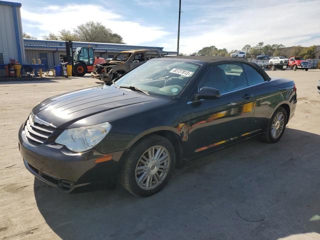 1C3LC55R98N691394 - 2008 CHRYSLER SEBRING TOURING BLACK photo 1