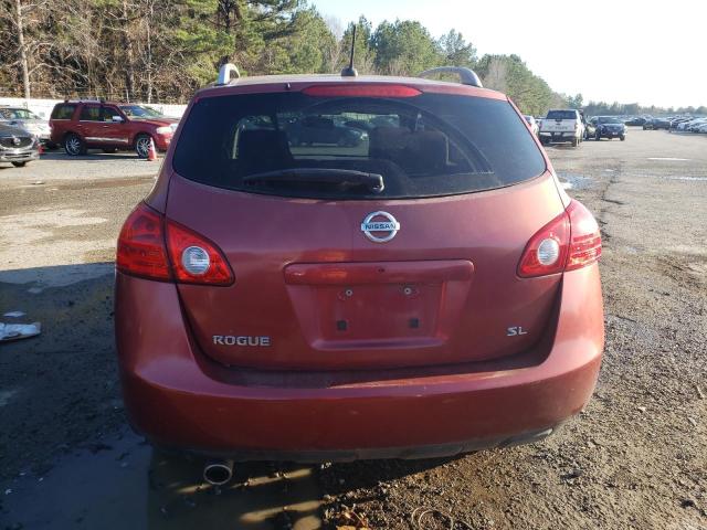 JN8AS58T79W041542 - 2009 NISSAN ROGUE S BURGUNDY photo 6