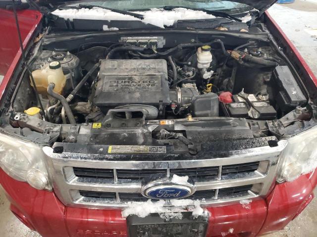 1FMCU0DG6BKA81453 - 2011 FORD ESCAPE XLT RED photo 11