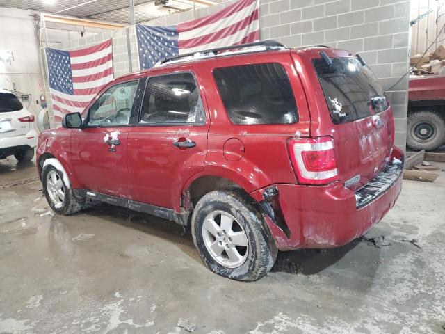 1FMCU0DG6BKA81453 - 2011 FORD ESCAPE XLT RED photo 2