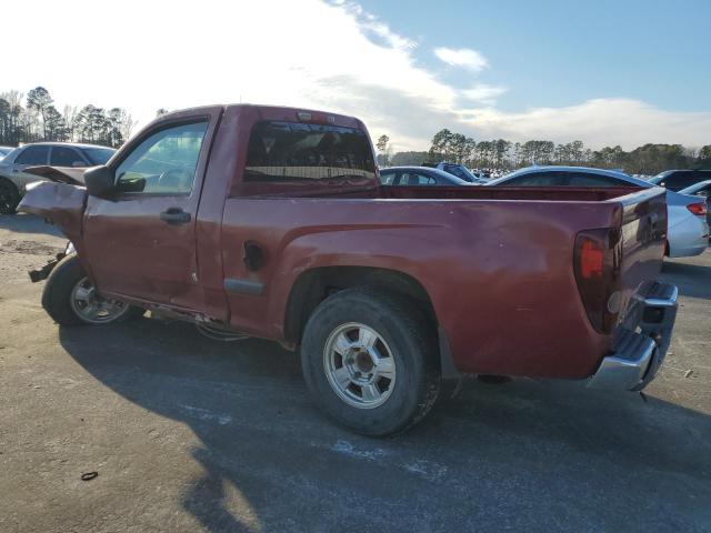 1GCCS146558255036 - 2005 CHEVROLET COLORADO RED photo 2