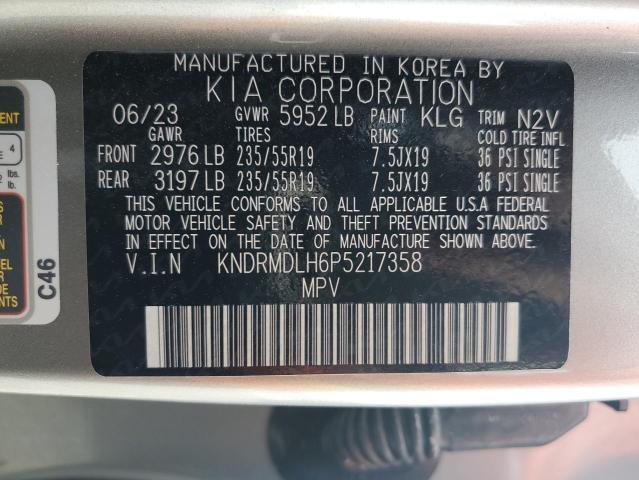 KNDRMDLH6P5217358 - 2023 KIA SORENTO SX PRESTIGE SILVER photo 14