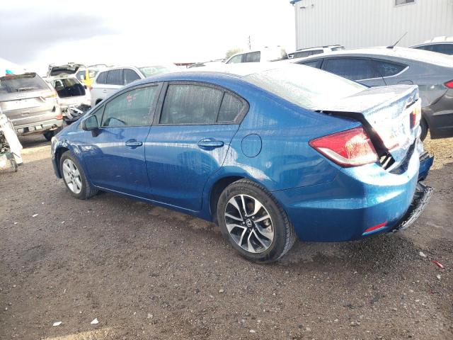 19XFB2F80EE073770 - 2014 HONDA CIVIC EX BLUE photo 2