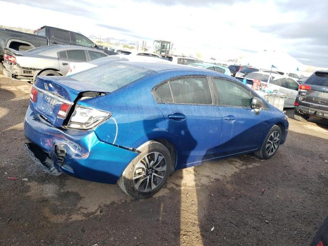 19XFB2F80EE073770 - 2014 HONDA CIVIC EX BLUE photo 3