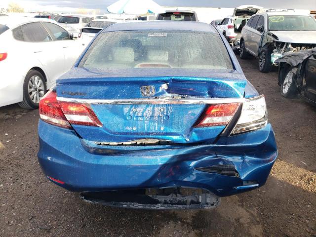 19XFB2F80EE073770 - 2014 HONDA CIVIC EX BLUE photo 6