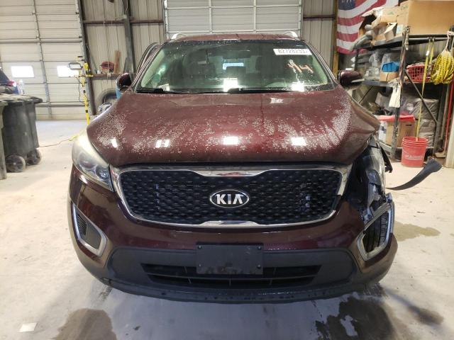 5XYPGDA53HG292227 - 2017 KIA SORENTO LX MAROON photo 5