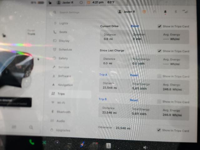 7SAYGDEEXPA210143 - 2023 TESLA MODEL Y Сұр фото 9