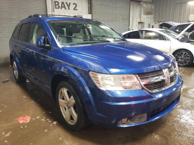 3D4GH57V59T559049 - 2009 DODGE JOURNEY SXT BLUE photo 4