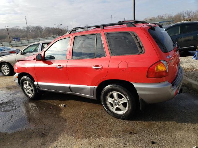 KM8SC73E23U466084 - 2003 HYUNDAI SANTA FE GLS RED photo 2