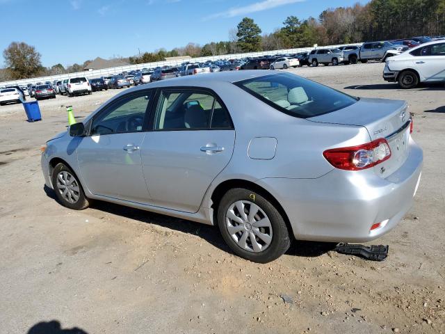 JTDBU4EE3B9158632 - 2011 TOYOTA COROLLA BASE SILVER photo 2