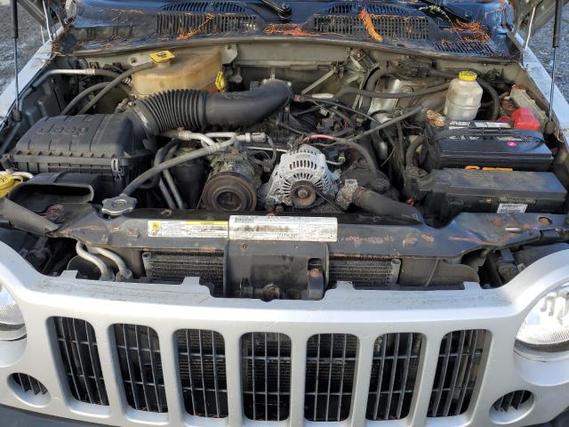 1J8GL48K97W536058 - 2007 JEEP LIBERTY SPORT ვერცხლისფერი ფოტო 12
