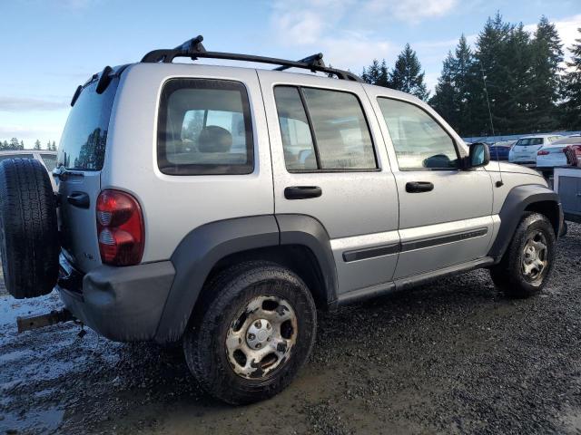 1J8GL48K97W536058 - 2007 JEEP LIBERTY SPORT ვერცხლისფერი ფოტო 3