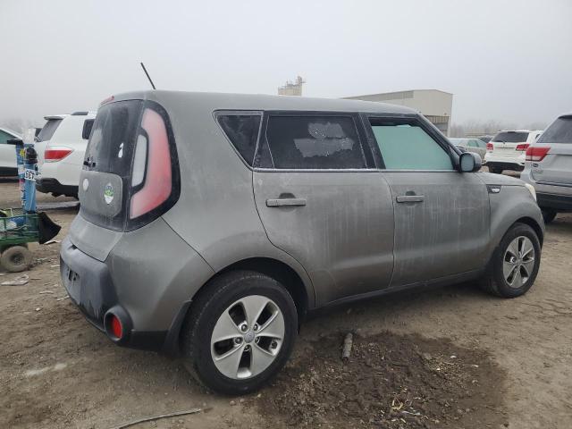 KNDJN2A23E7065747 - 2014 KIA SOUL GRAY photo 3