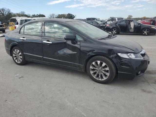 2HGFA1F93BH531003 - 2011 HONDA CIVIC EXL BLACK photo 4