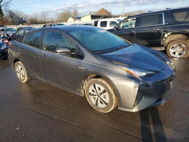 JTDKBRFU2H3047154 - 2017 TOYOTA PRIUS GRAY photo 4