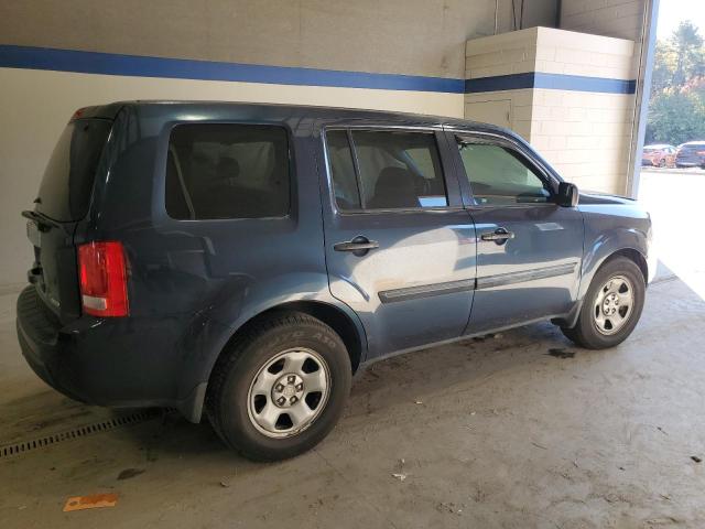 5FNYF4H22BB097317 - 2011 HONDA PILOT LX ლურჯი ფოტო 3