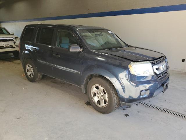 5FNYF4H22BB097317 - 2011 HONDA PILOT LX ლურჯი ფოტო 4