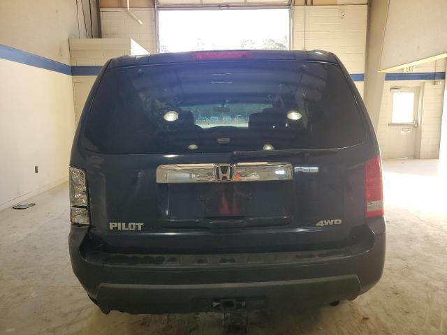 5FNYF4H22BB097317 - 2011 HONDA PILOT LX ლურჯი ფოტო 6